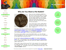 Tablet Screenshot of mypetrabbit.com